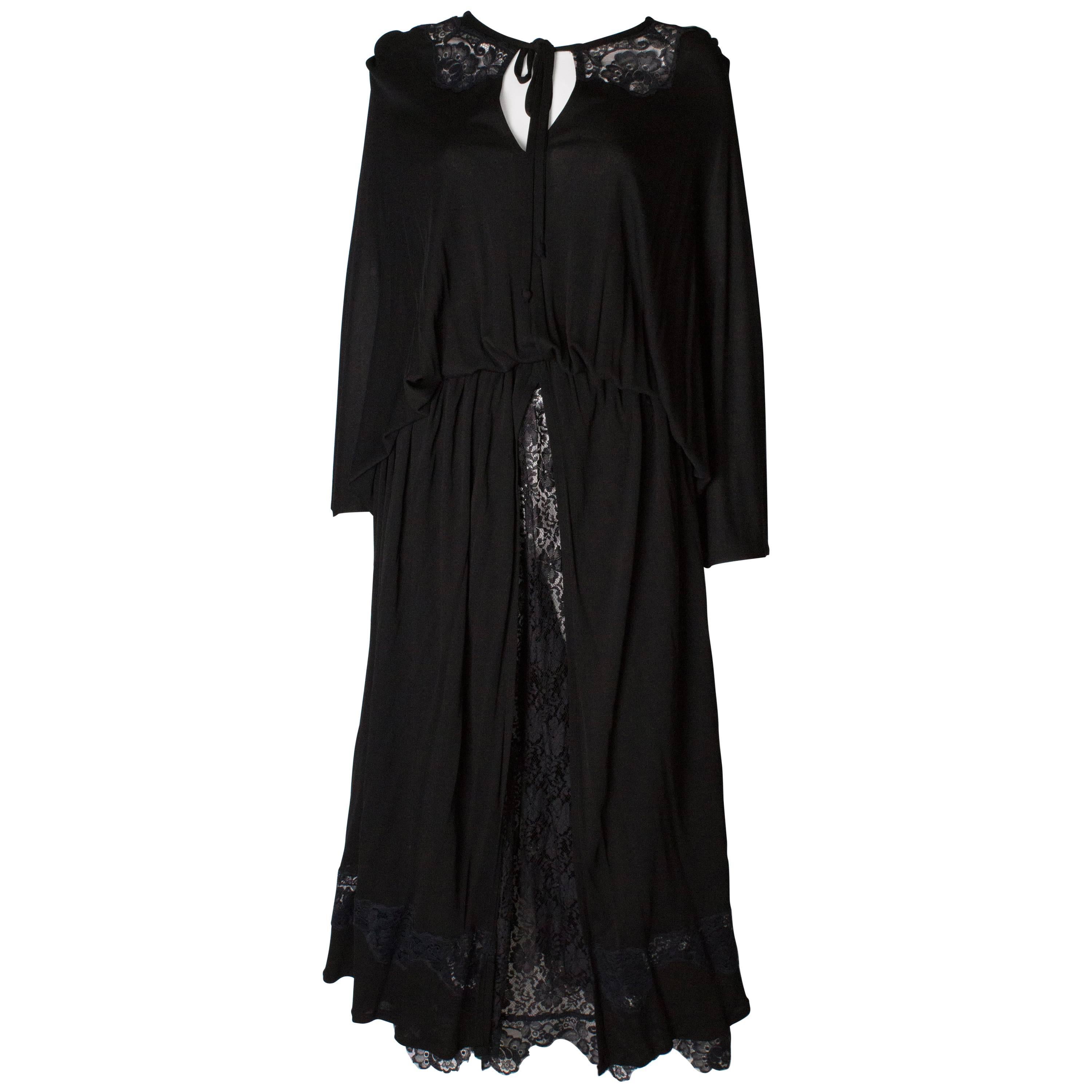 Vintage Black Quorum Dress For Sale at ...
